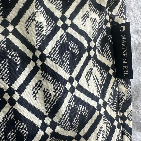 Marine Serre Zephyr Diamond-pattern Moon Pants sz Large - Picture 5 of 6